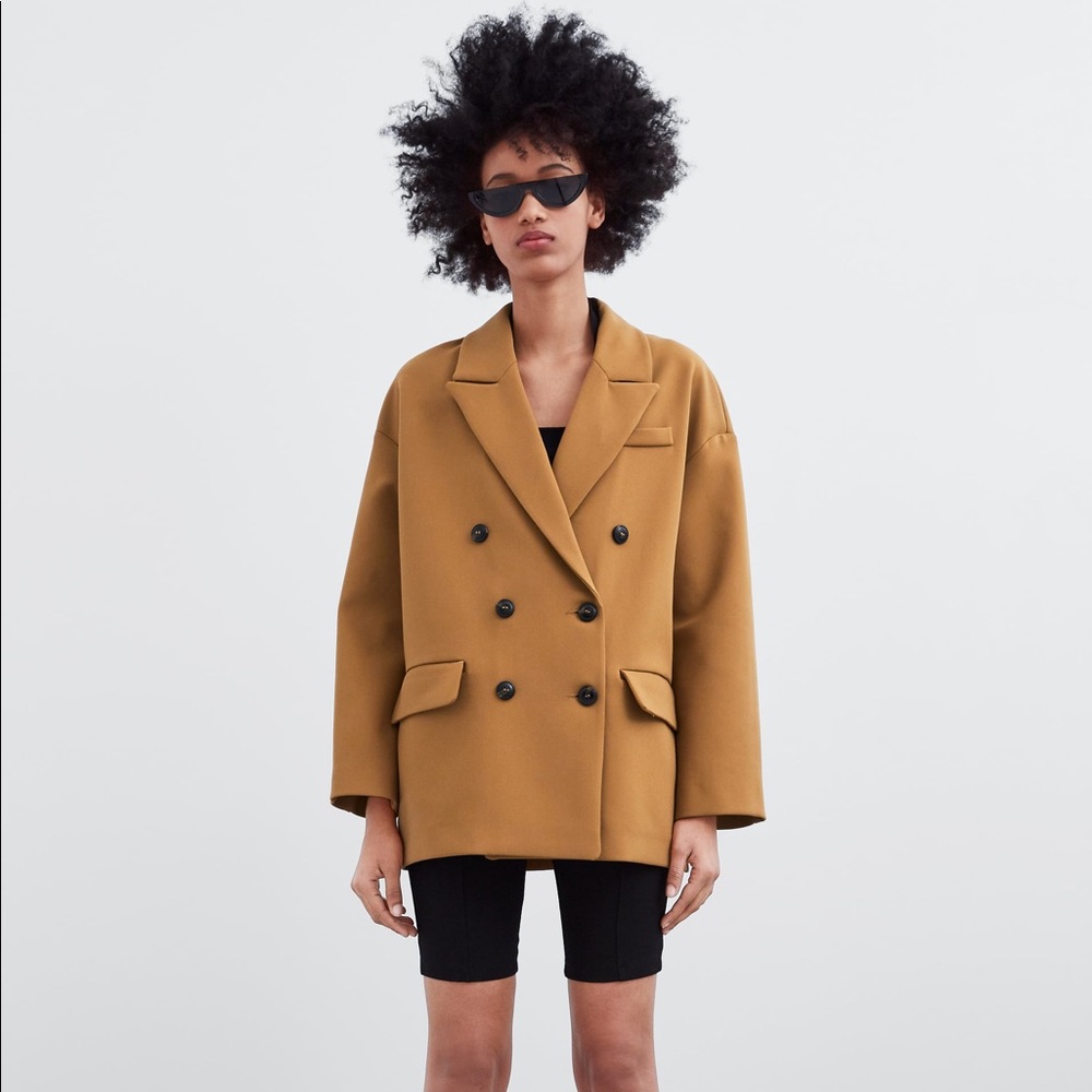 Zara Blazer Camel Size L/XL